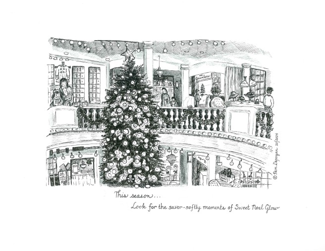 Christmas department store