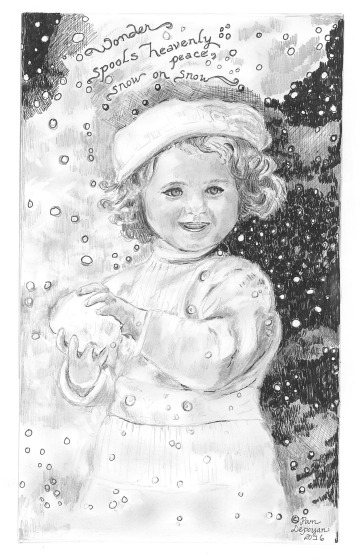 little-girl-holding-snowball